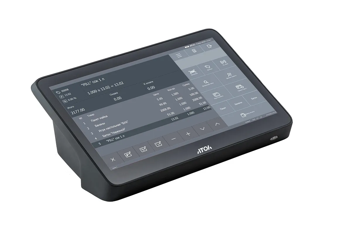 POS-комплект АТОЛ Optima Лайт (без ККТ, POS-терминал Optima Lite, 11.6", с ОС, ПО Frontol Тариф "Базовый" на 1 год.)
