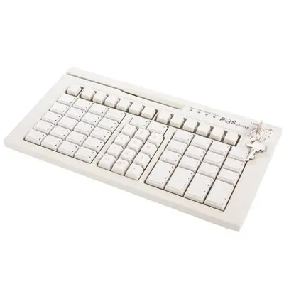 Клавиатура программируемая Poscenter S67 Lite (67 клавиш, ключ, USB), белая, арт. PCS67WH